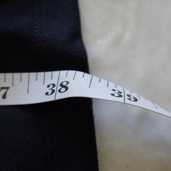 Title Nine‎ Black Mock Neck Stretch Dress Size Small Button Sleeve - Picture 9 of 9